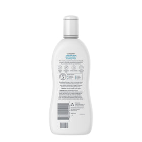 Cetaphil 10 fl oz bottle beside common object showing size and portability