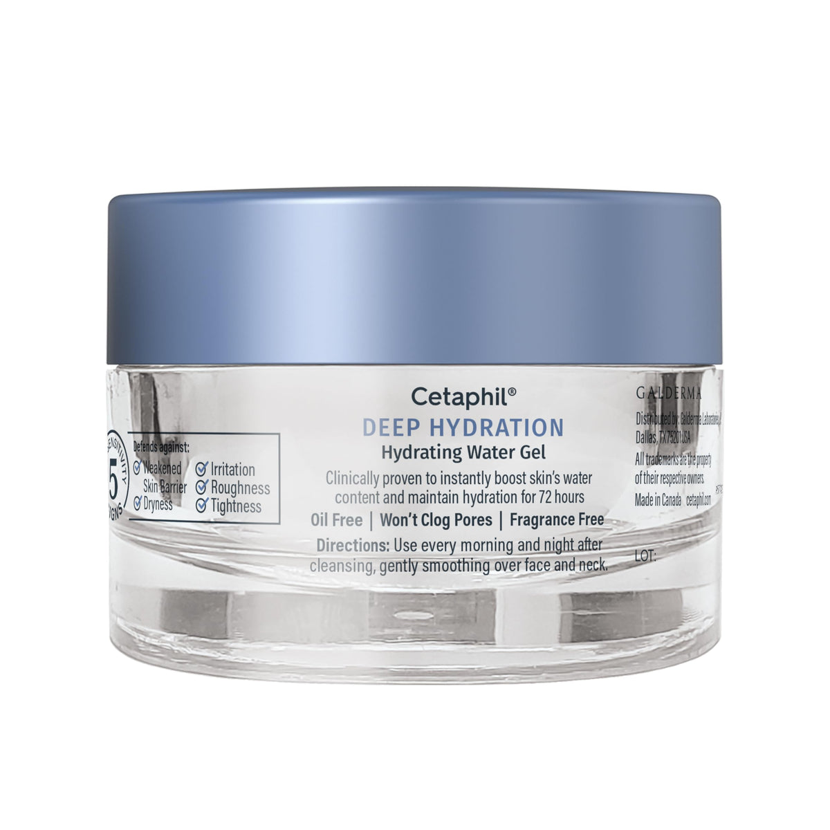 Cetaphil used by person with sensitive skin showing soothing result