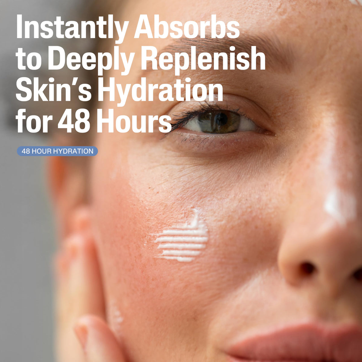 Cetaphil serum texture drops on skin showing lightweight absorbent feel