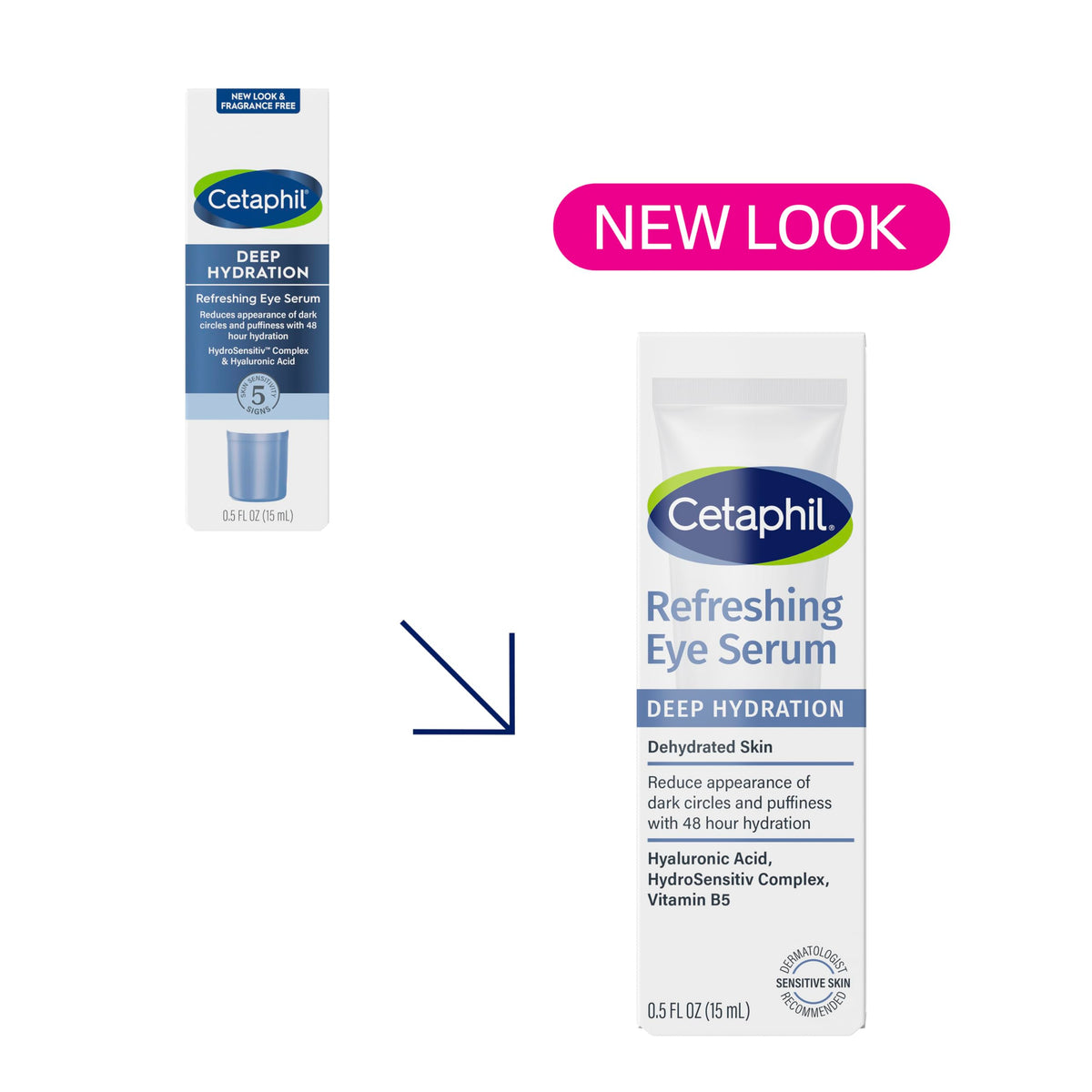 Cetaphil silicone applicator close-up for gentle under-eye massage and precise product delivery