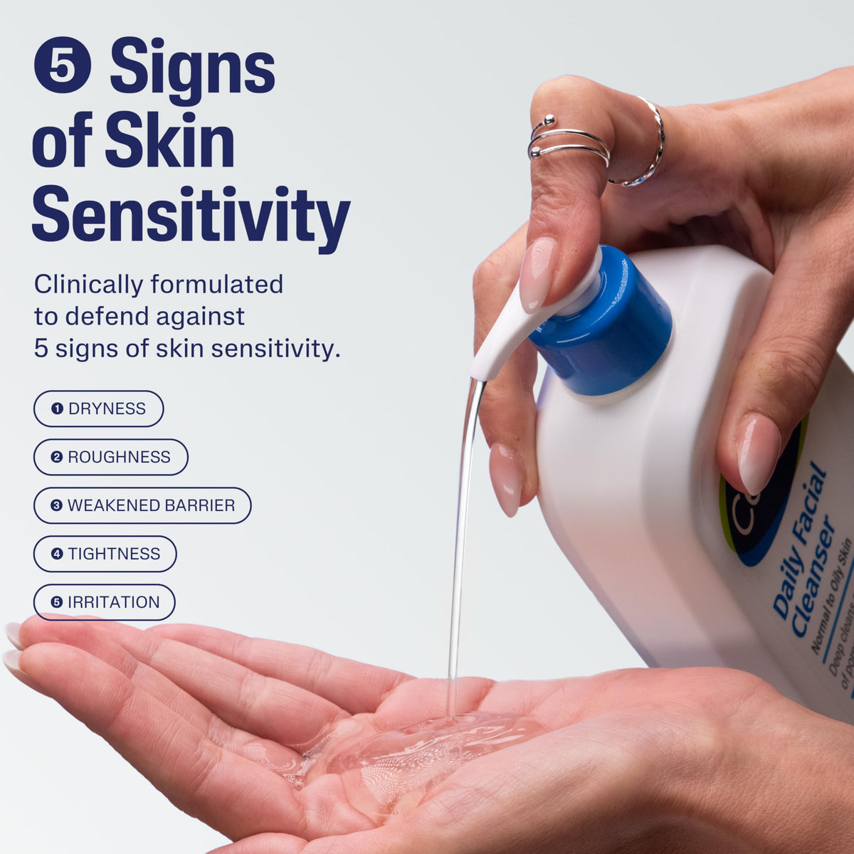 Cetaphil single tube front view highlighting gentle foaming action