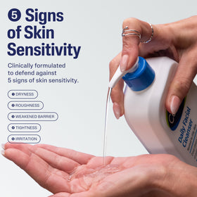 Cetaphil single tube front view highlighting gentle foaming action