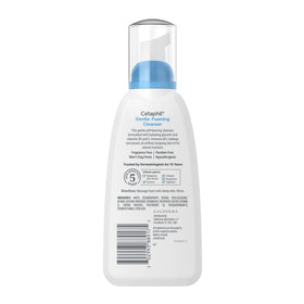 Cetaphil bottle held near hand to show true 8 oz scale