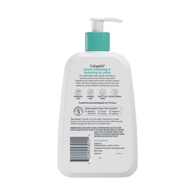 cetaphil bottle next to hand for size and scale, easy pump control