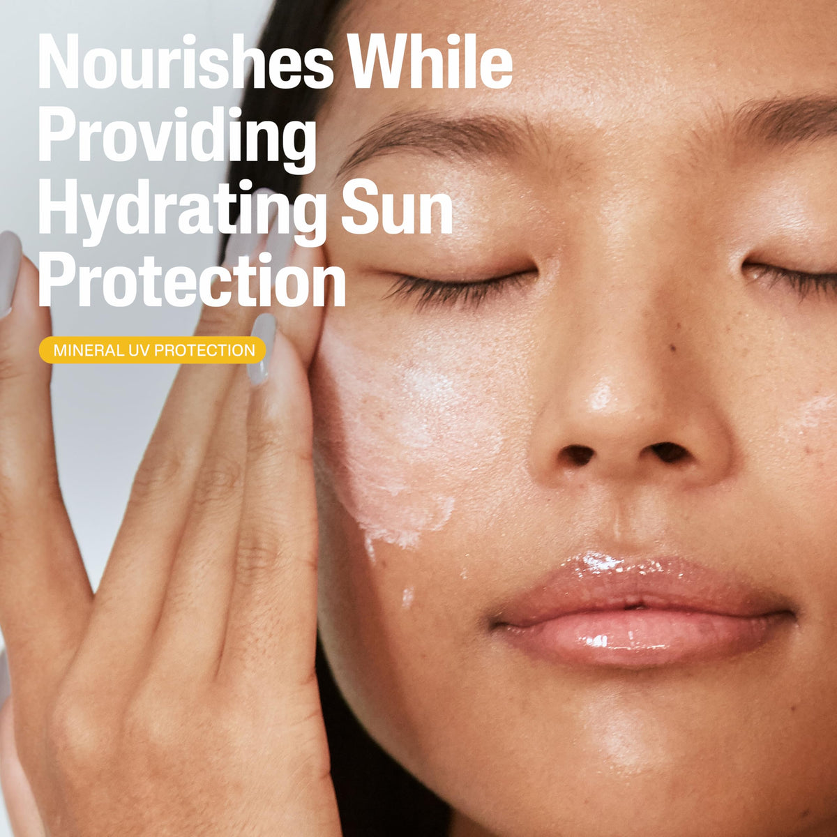Cetaphil pump dispensing product for easy, measured application benefit