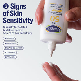 Cetaphil bottle on bathroom counter showing daily routine convenience