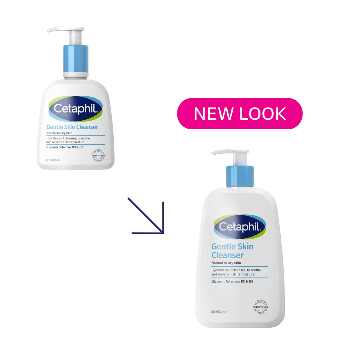 Cetaphil creamy non-foaming texture closeup illustrating gentle hydration benefit