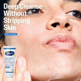 Cetaphil Gentle Skin Cleanser texture showing creamy hydration benefit
