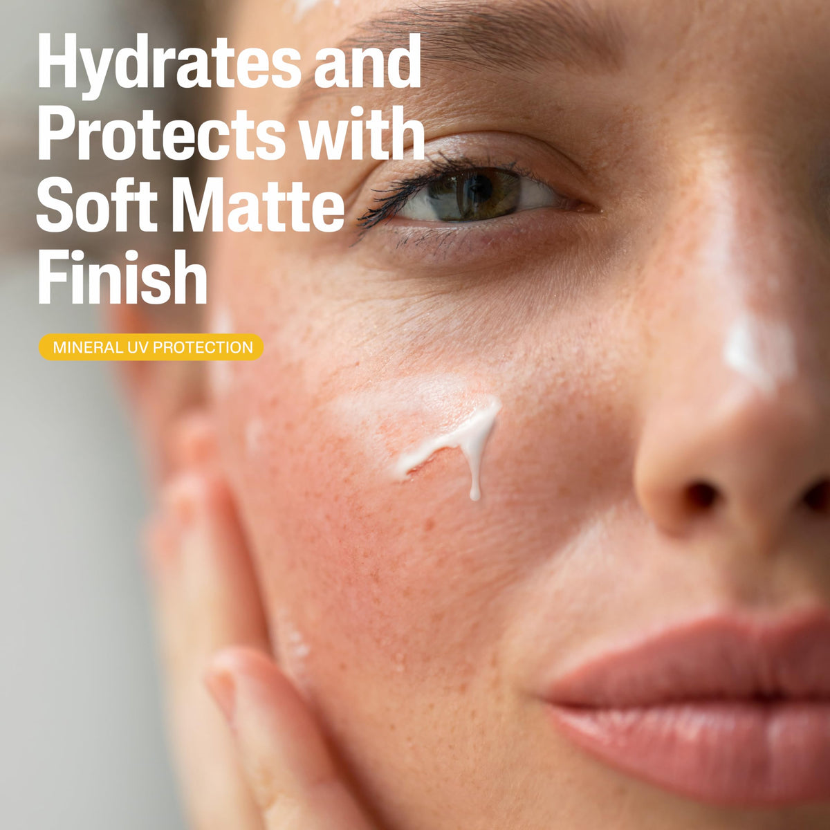Cetaphil sheer serum texture on hand showing quick-absorbing hydration