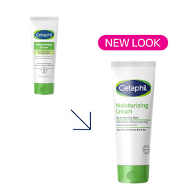 Cetaphil tube close-up label highlighting ingredients and gentle formulation