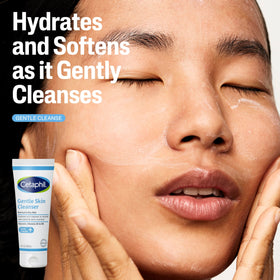 Cetaphil tubes closeup label readability and clear ingredient benefit