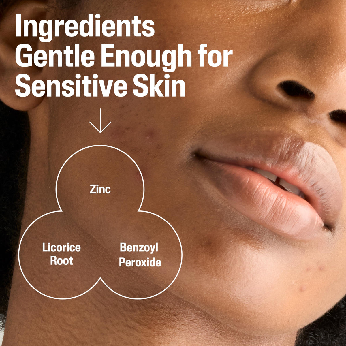 Person using Cetaphil cleanser in shower demonstrating gentle acne-clearing routine
