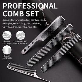 CGBARBER short styling comb teeth detail demonstrating precise blending benefits