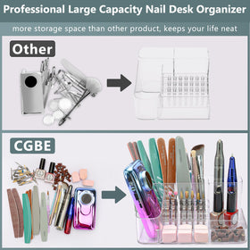 CGBE side compartments with handpiece slot keeping tools secure and ready to use