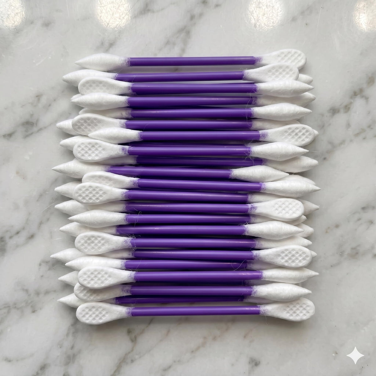 CGR dual-ended swab side view highlighting both tips and sturdy shaft