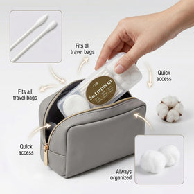 CGR travel toiletry bag with a case inside showing portability and on-the-go readiness