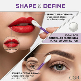 CGR nail art precision application cleaning cuticles and detailing designs accurately