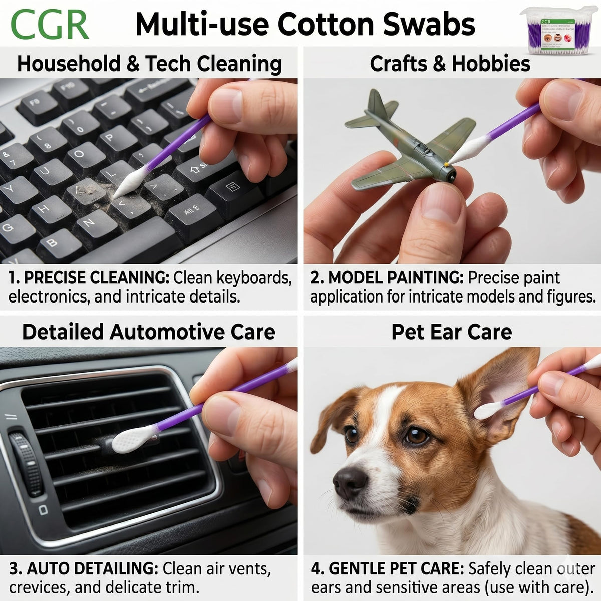 CGR used for nail-art precision cleanup around cuticles and polish