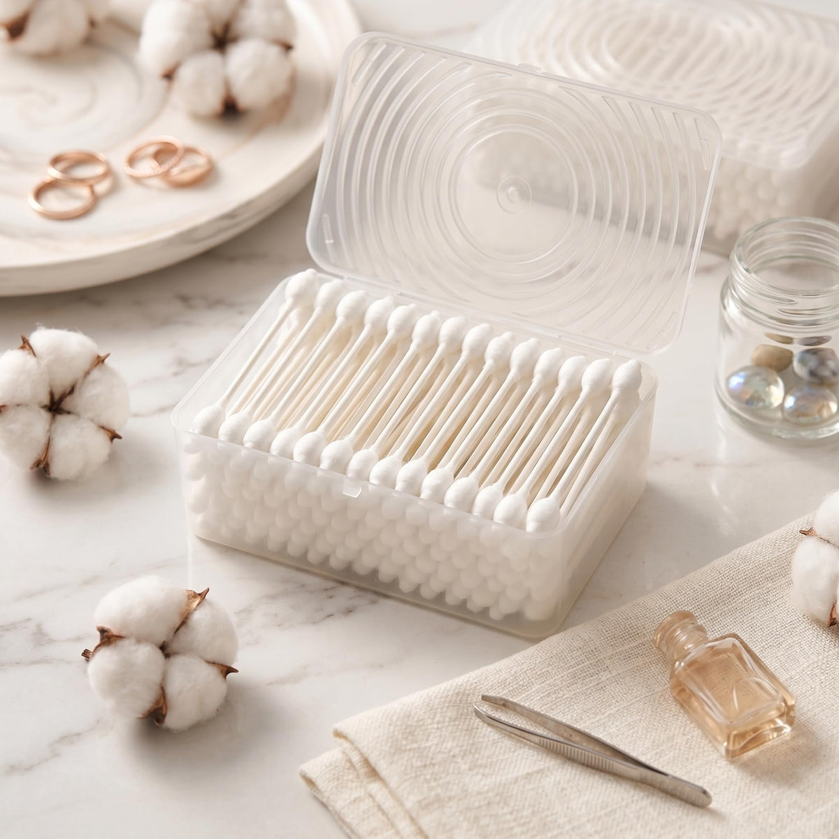 CGR reinforced white paper stick detail highlighting biodegradable, sturdy stem