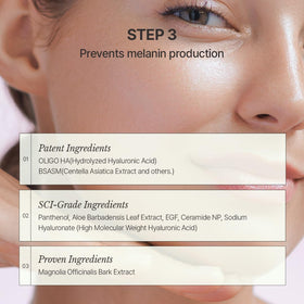 CHALLANS DE serum on skin demonstrating fast absorption and hydrated look