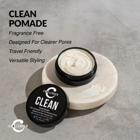 Challenger next to passport and bag showing travel-friendly 1.5oz convenience benefit