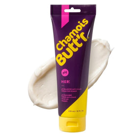Chamois Butt'r Her' front tube showing label and size for easy identification and benefit