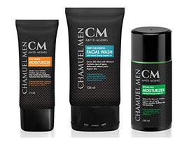 CHAMUEL MEN in bathroom lifestyle setting for daily routine inspiration