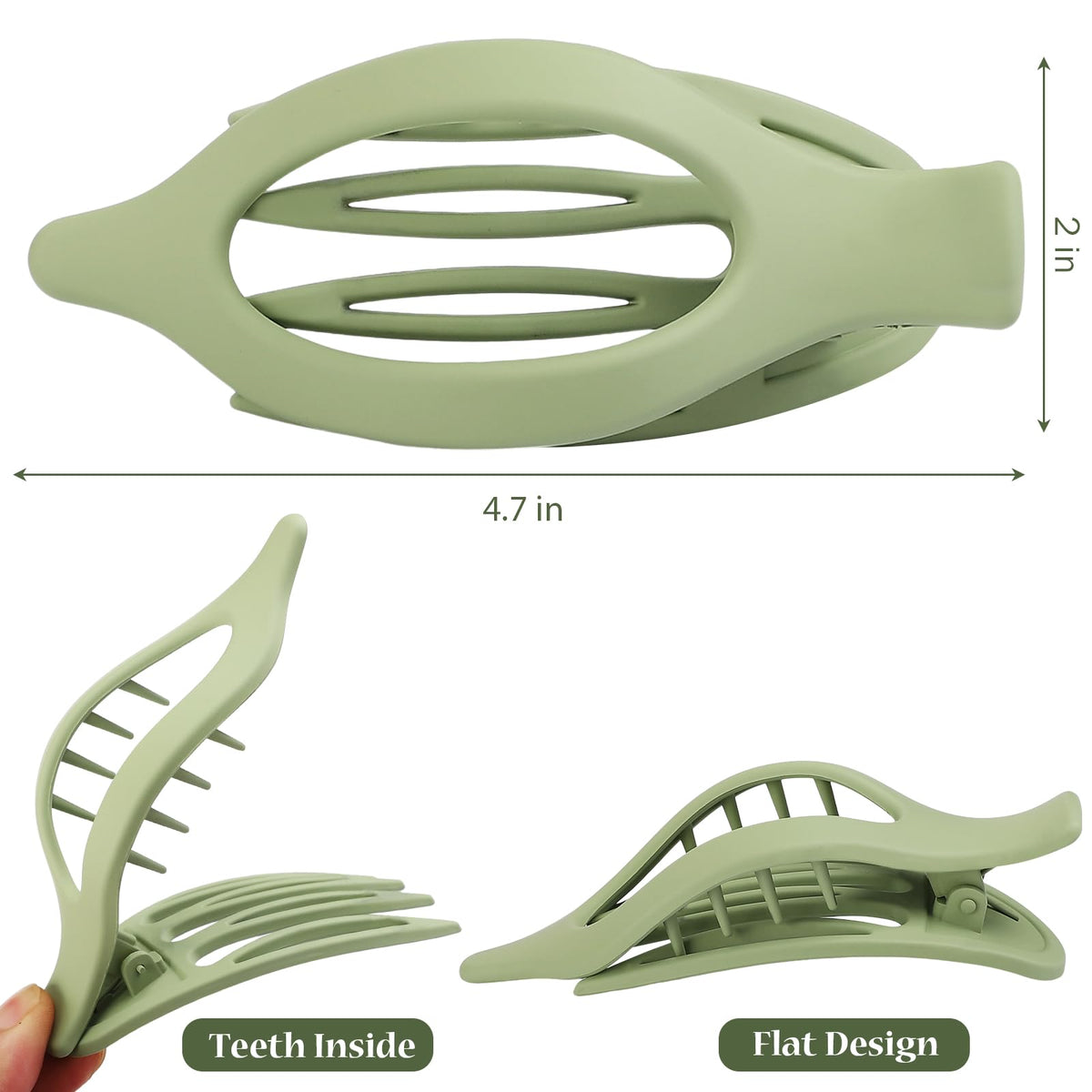 CHANDAT side profile of flat design demonstrating low-profile comfort