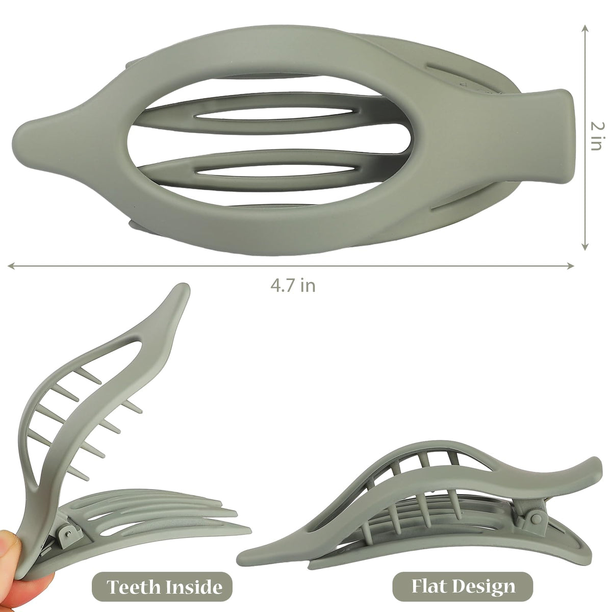 CHANDAT close-up of teeth and spring for durable secure grip