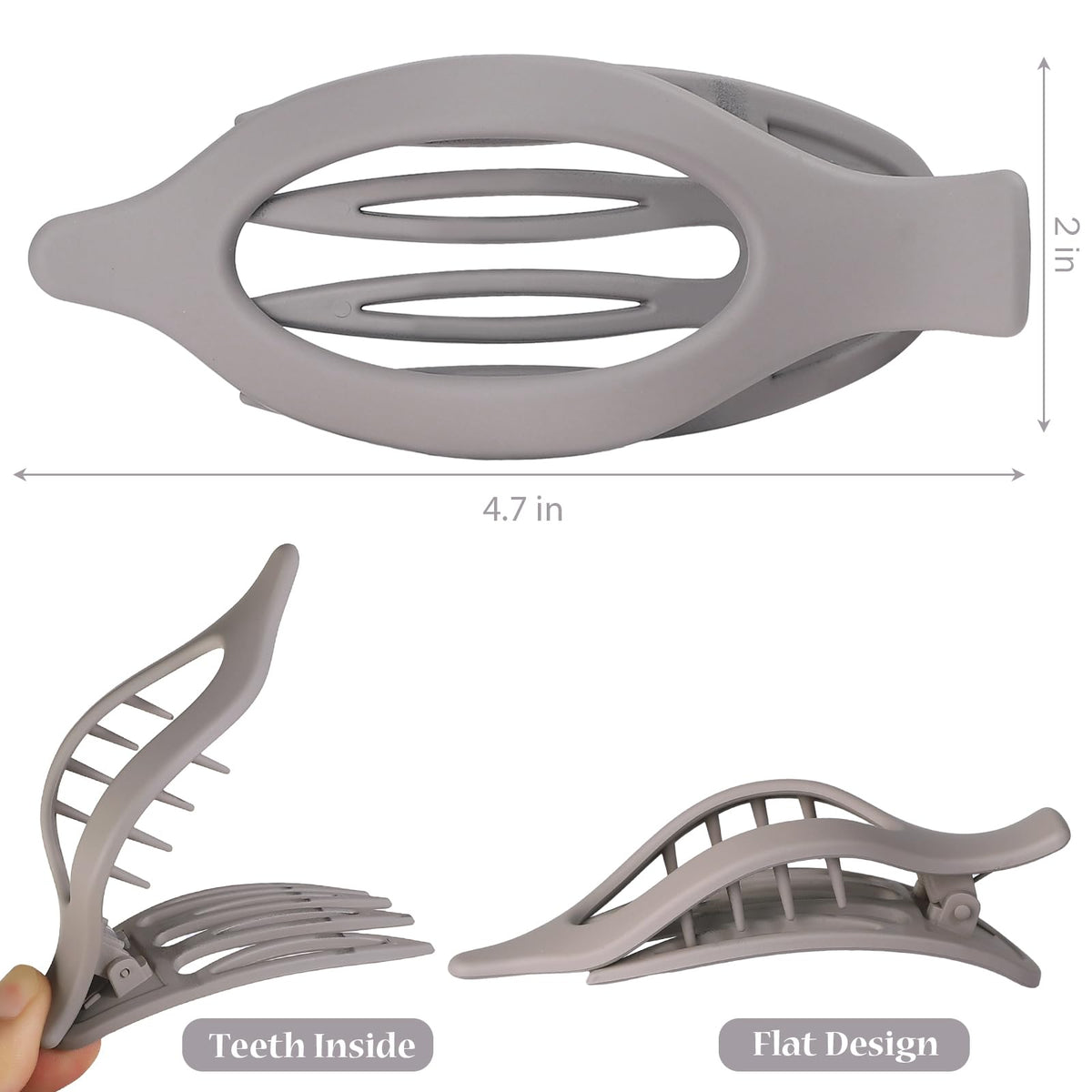 CHANDAT top profile showing flat lay-down shape, comfort when leaning back