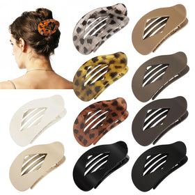 CHANDAT front view of 10-pack clips showing color mix and organization for styling convenience