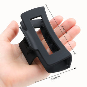CHANDAT side profile open 4.1-inch claw clip illustrating size and strong hold benefit