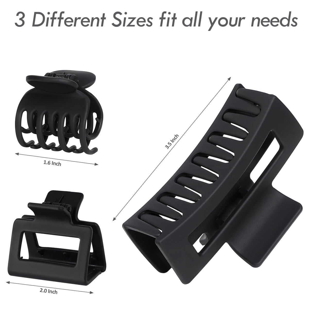 CHANDAT square clip detail highlighting curved teeth for balanced grip