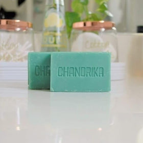 Chandrika ingredient herbal detail with botanicals highlighting natural plant-based formulation