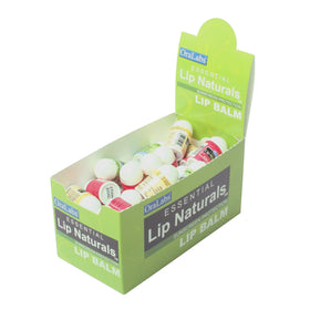 CHAP-ICE front packaging showing 50-count mini balms and benefits