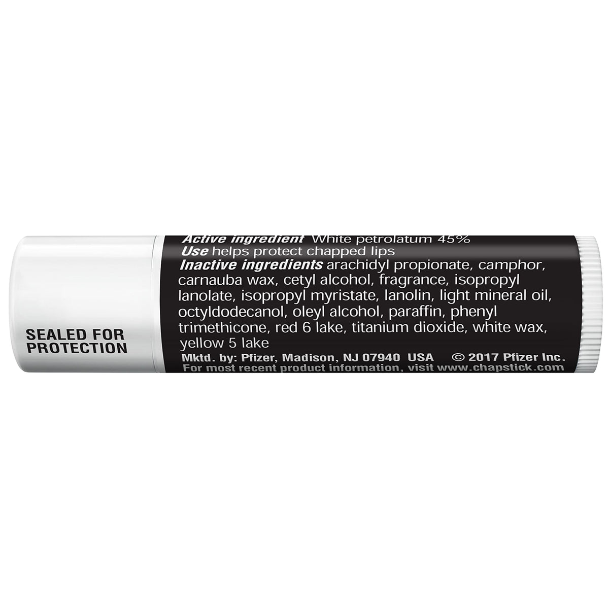 ChapStick used outdoors on a bench showing weather-ready lip protection benefit