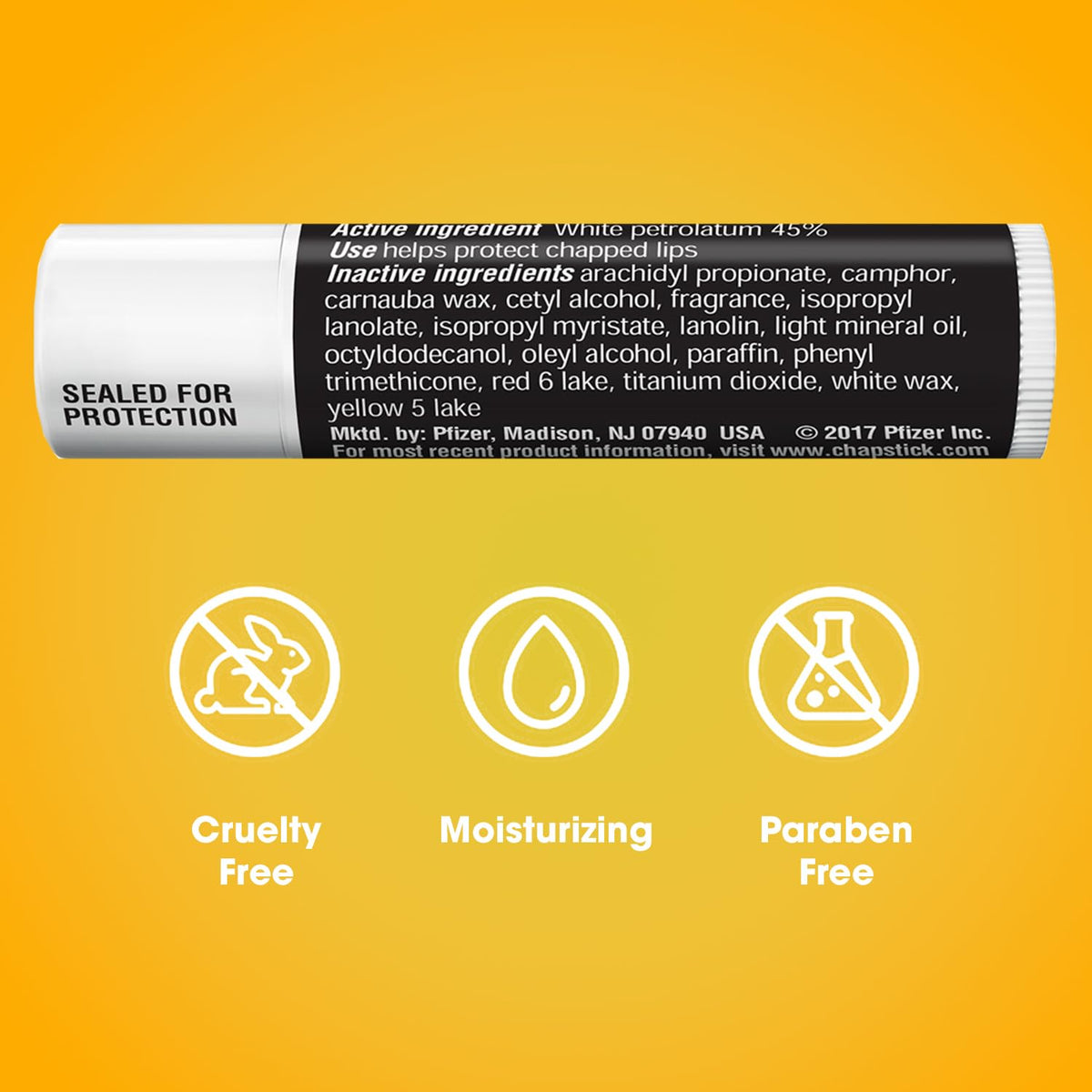 ChapStick Classic in winter lifestyle scene conveying everyday seasonal protection