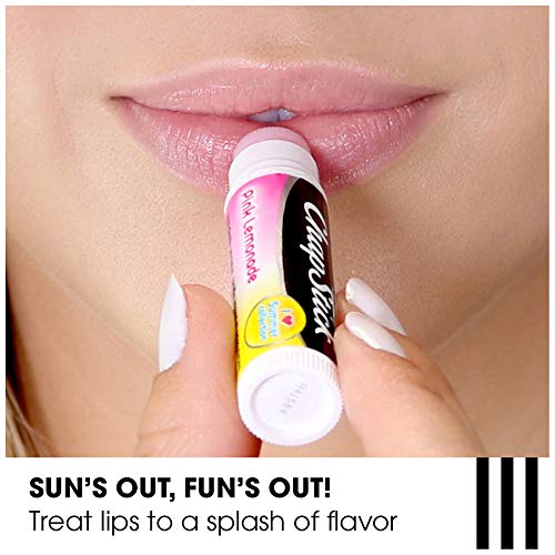 Close-up of ChapStick balm texture demonstrating lightweight sheen and fast-absorbing hydration benefit