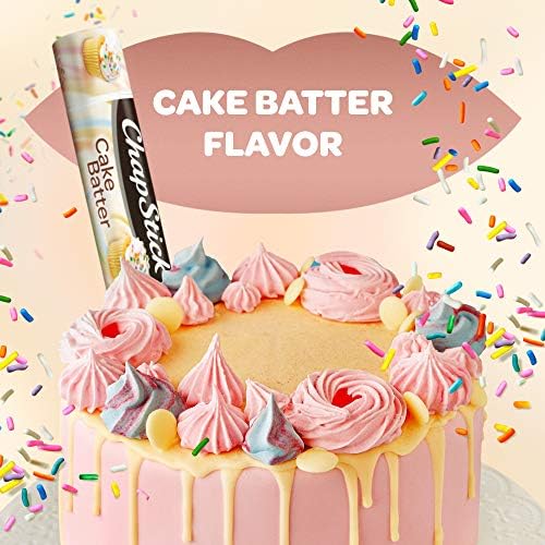 ChapStick lineup of ice cream and cake batter flavors showing choice variety