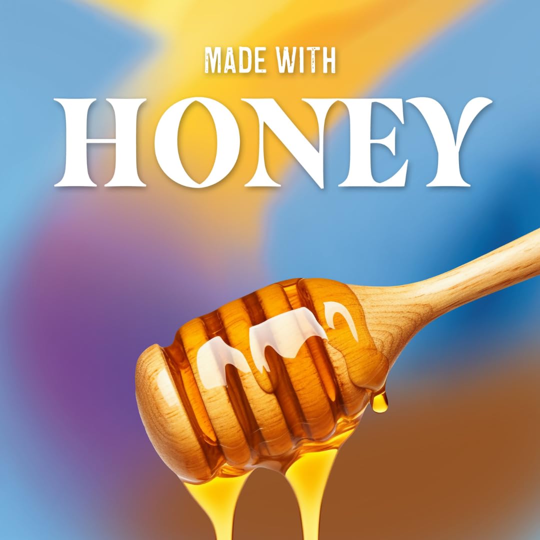 Label close‑up of ChapStick Honey Nourish ingredients list, brand clear ingredient benefit