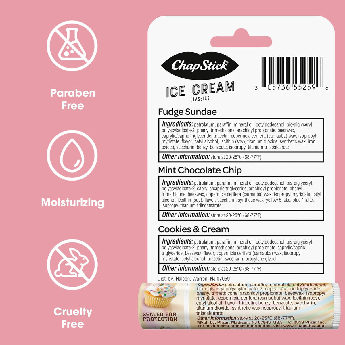 ChapStick in a handbag pocket ready for on-the-go lip care convenience