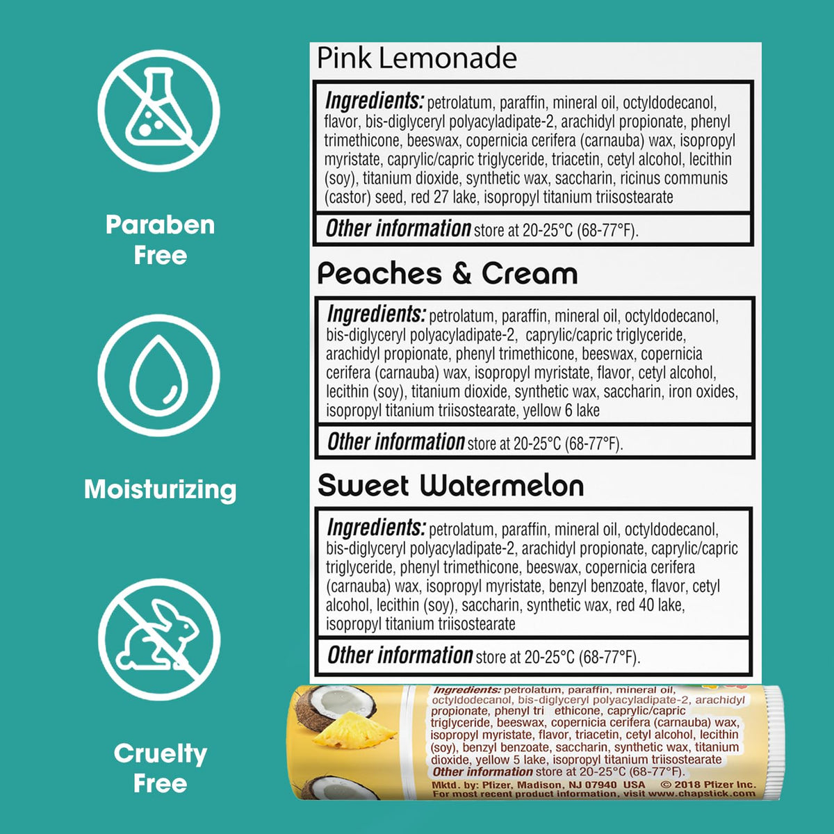 ChapStick set on beach picnic illustrating outdoor protection and summer vibes
