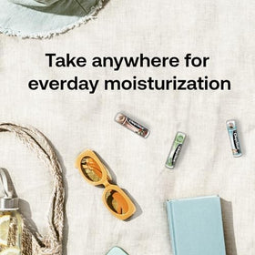 ChapStick open cap showing label and ingredients for informed shoppers