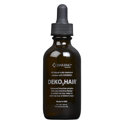 Charismo Dekohair front bottle showing product packaging and branding for easy identification