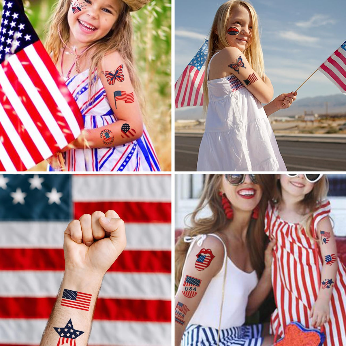 CHARLENT tattoos on arm and cheek displaying versatile placement