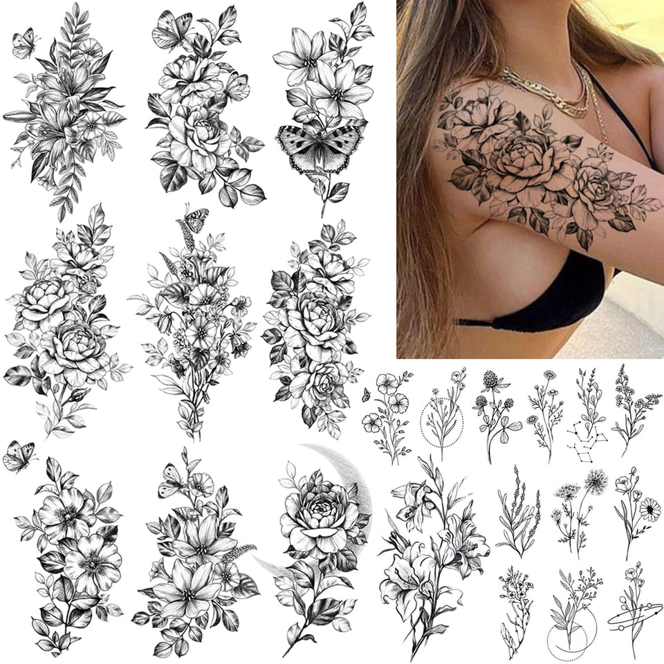 CHARLENT front packaging showing 23 sheets and floral designs for versatile styling