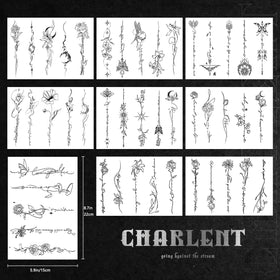 CHARLENT close-up of a transfer sheet highlighting fine line art benefits