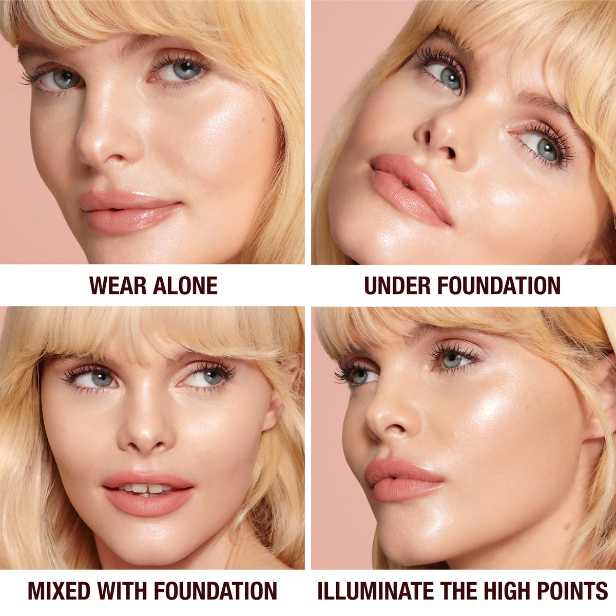 Arm swatch of Charlotte Tilbury 4 Medium displaying olive-medium radiance