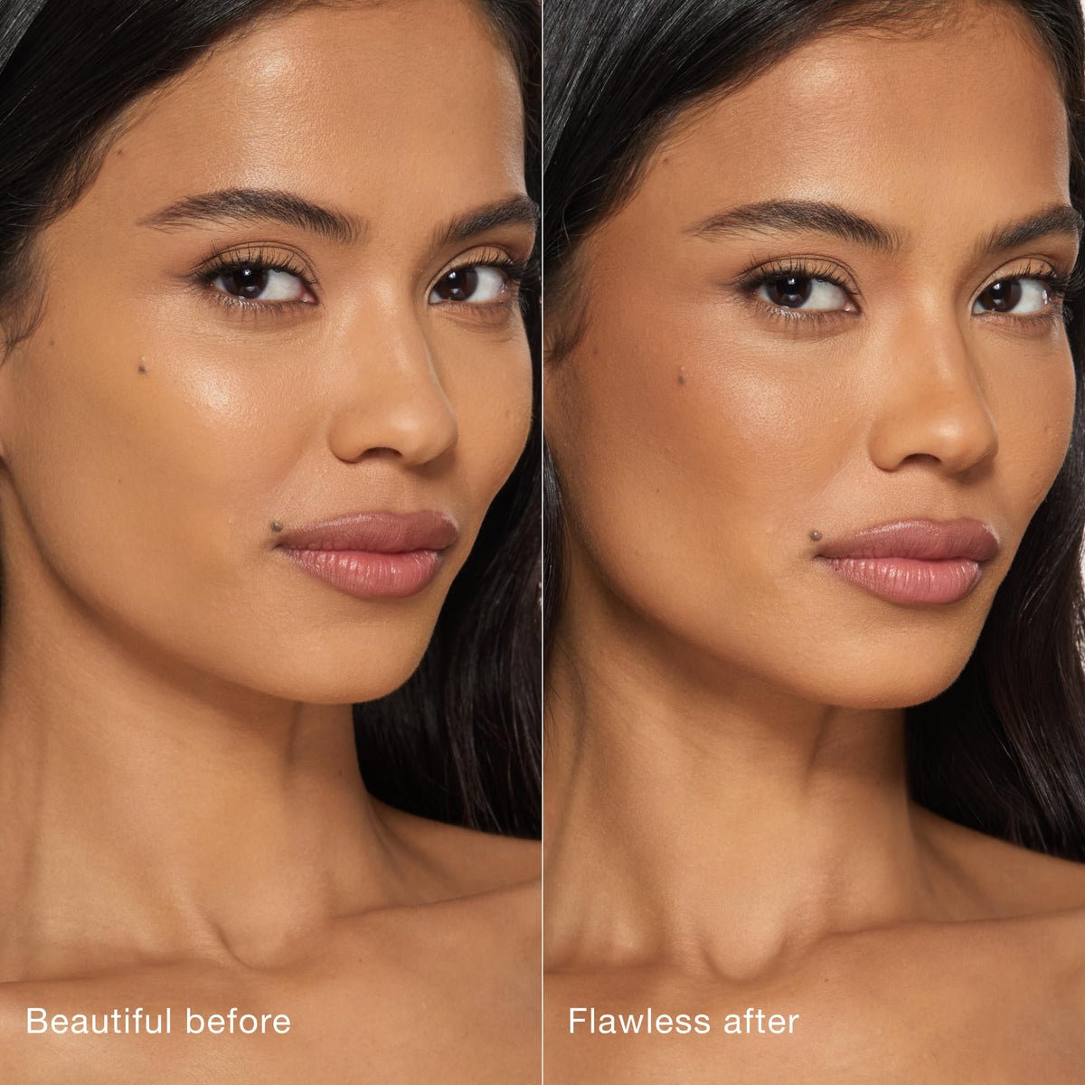 Charlotte Tilbury bronzer being picked up with a brush for even, buildable bronzing