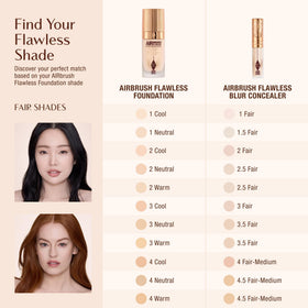 Charlotte Tilbury concealer held in hand for scale showing compact size benefit travel-friendly